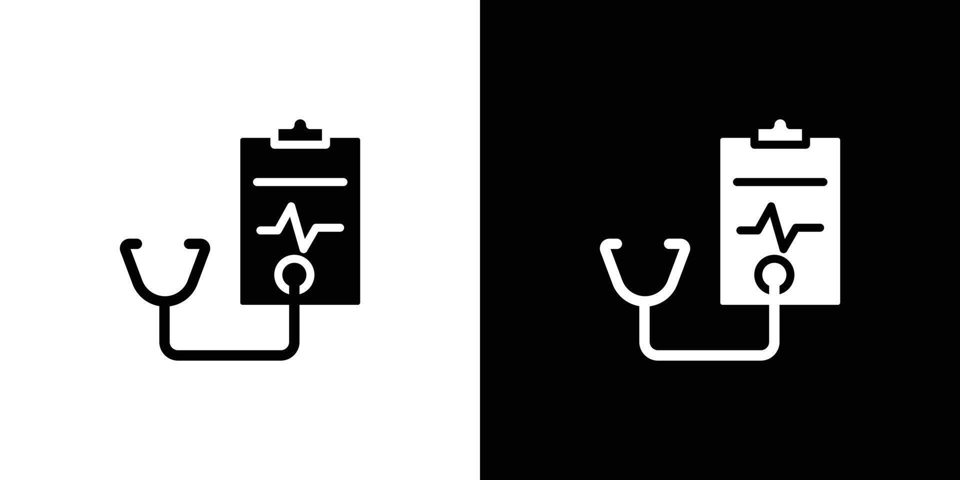 Medical report icon linear logo isolated vector