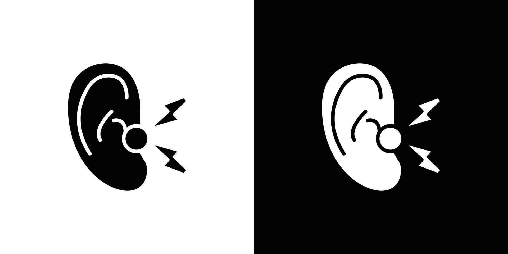 Otitis icon linear logo isolated vector