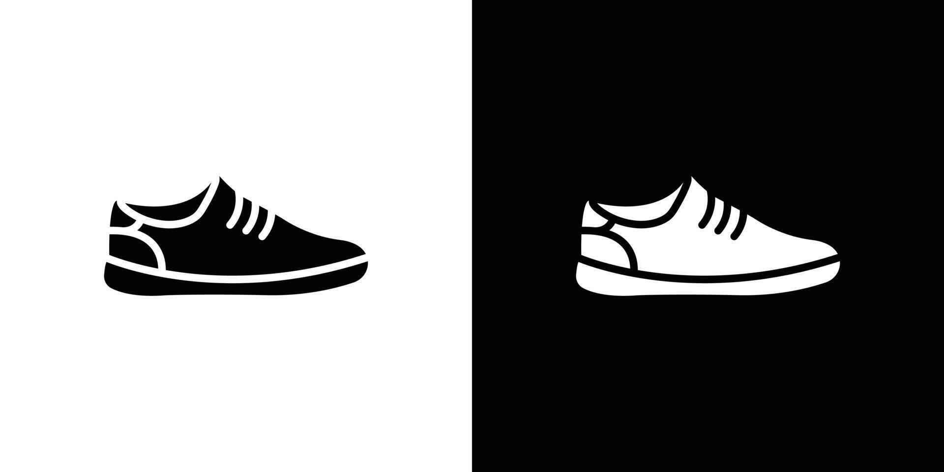 Sneaker shoe icon linear logo isolated vector