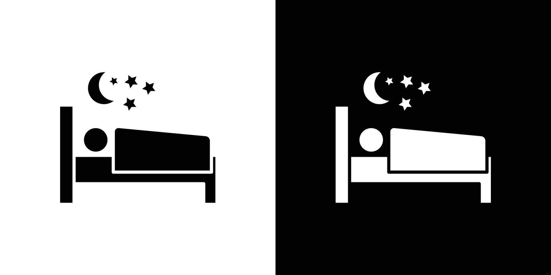 Sleep Icon linear logo isolated vector