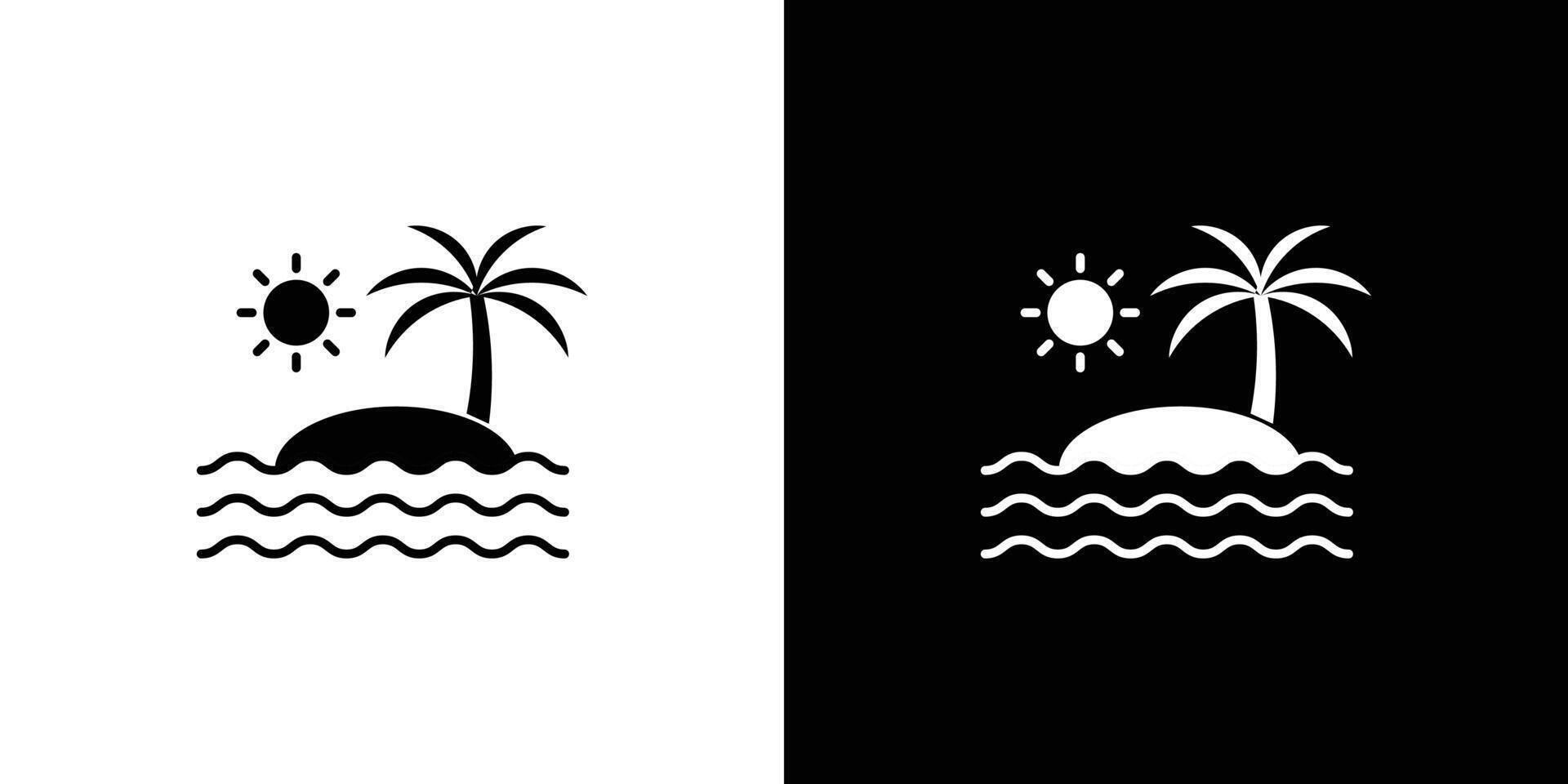 Summer holiday icon linear logo isolated vector