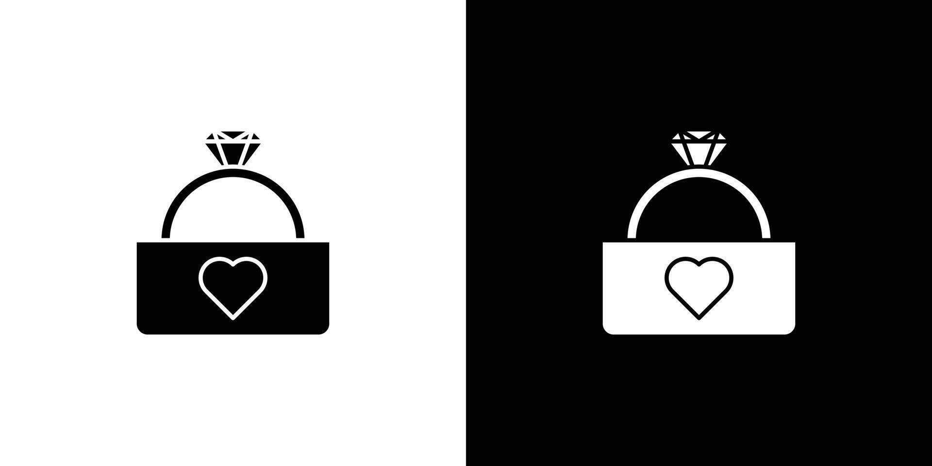 Wedding ring icon linear logo isolated vector
