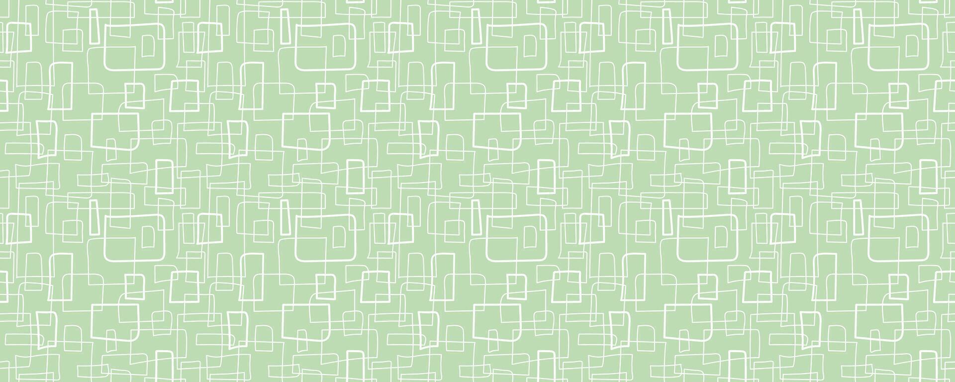 Neutrals color abstract seamless pattern. Endless graphic outline shapes horizontal banner. Trendy neutral colors aesthetic hand drawn background. Pastel light green boho style texture eps print vector