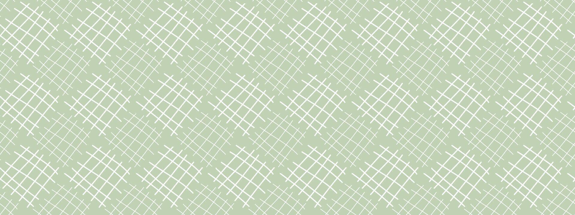 Neutrals color art abstract seamless pattern. Pastel boho style endless grid strokes print. Trendy neutral colors aesthetic lattice background. Muted light green contemporary fabric texture. Eps vector