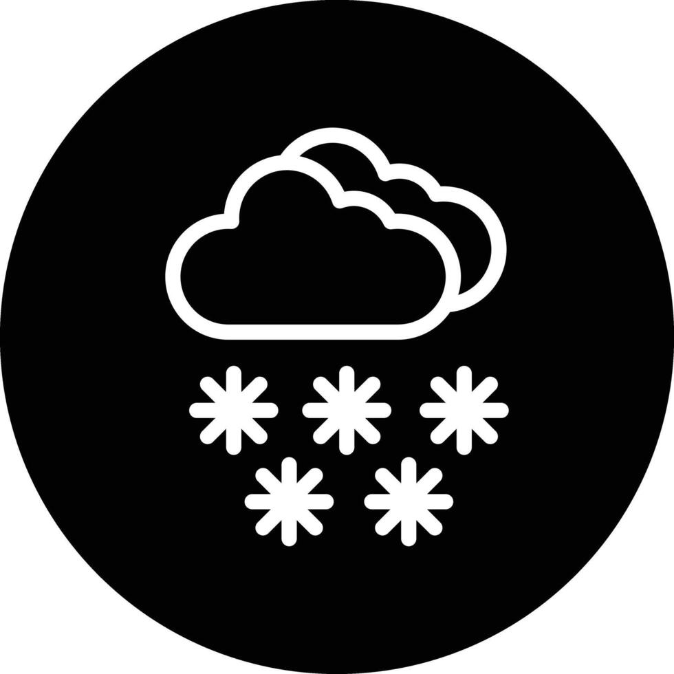 Snow Icon Design Illustration vector