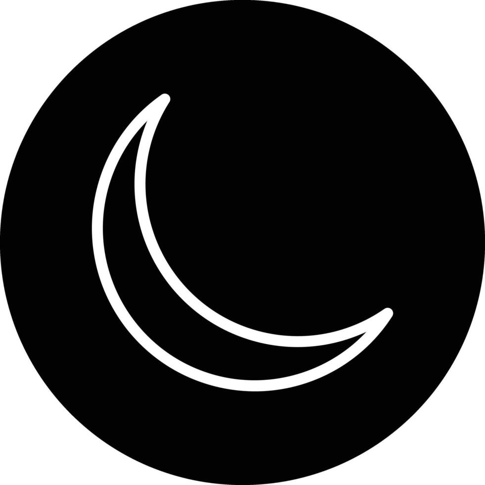 Moon Icon Design Illustration vector