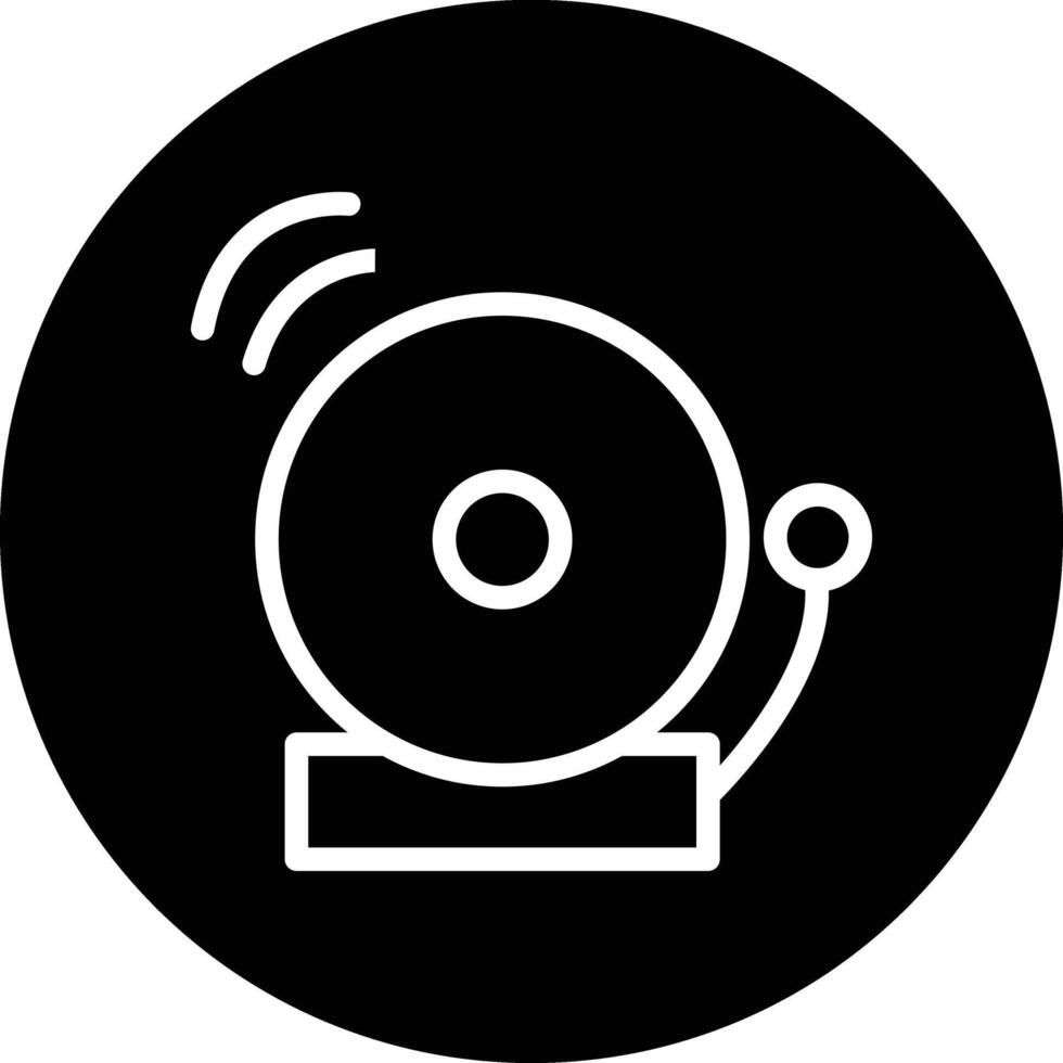 School Bell Icon Design Illustration vector