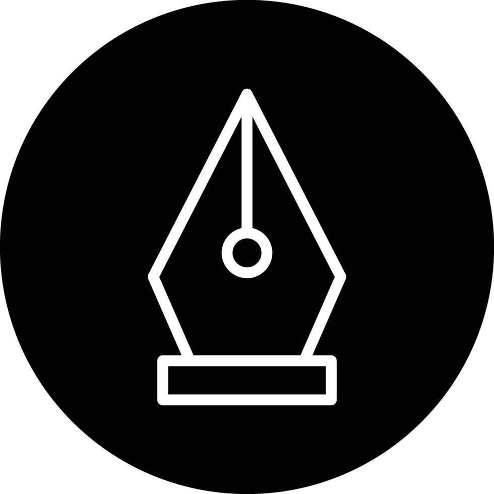 Nib Icon Design Illustration vector