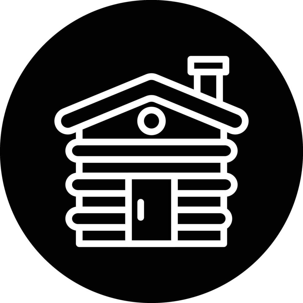 Cabin Icon Design Illustration vector