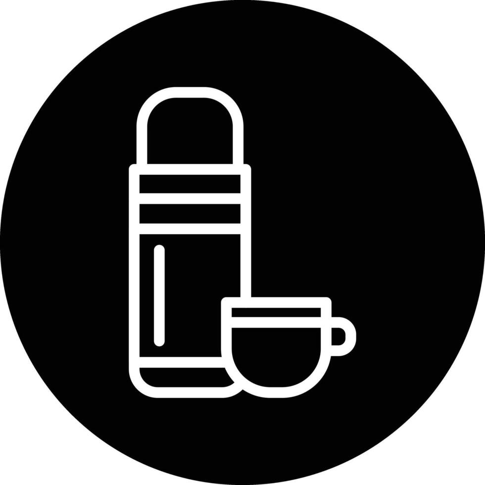 Thermos Icon Design Illustration vector