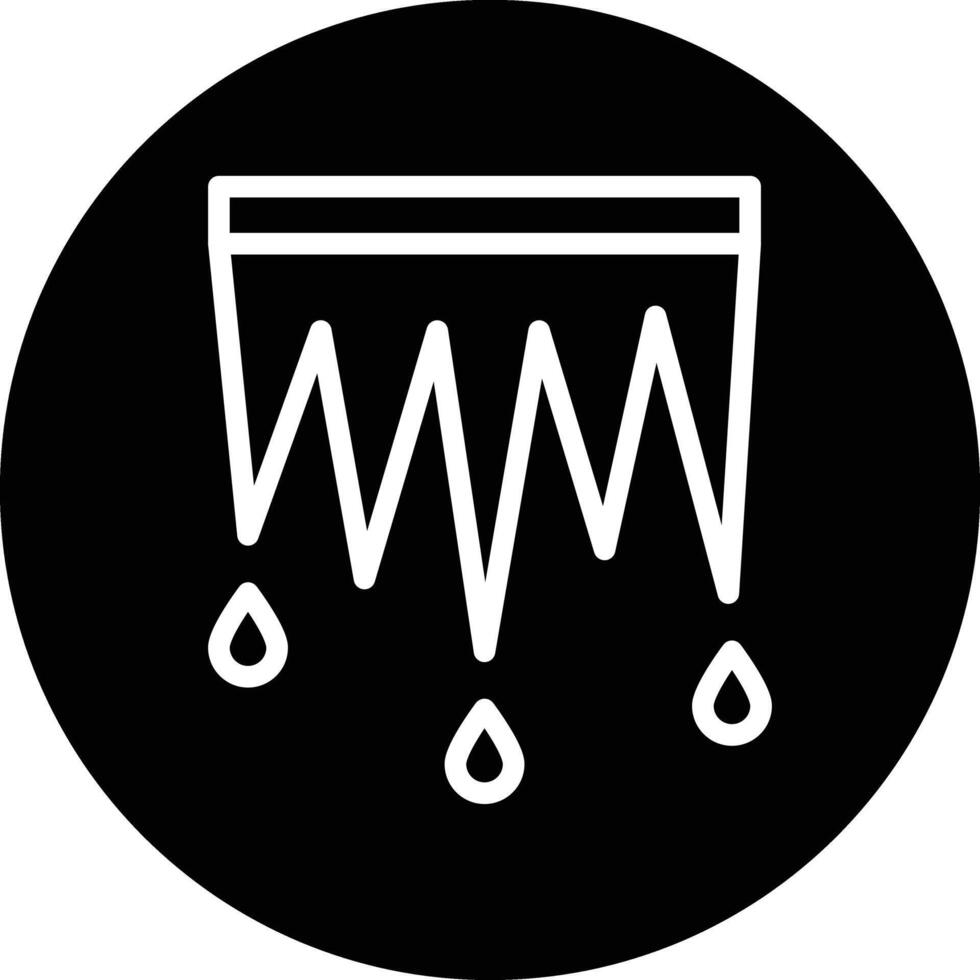 Icicle Icon Design Illustration vector