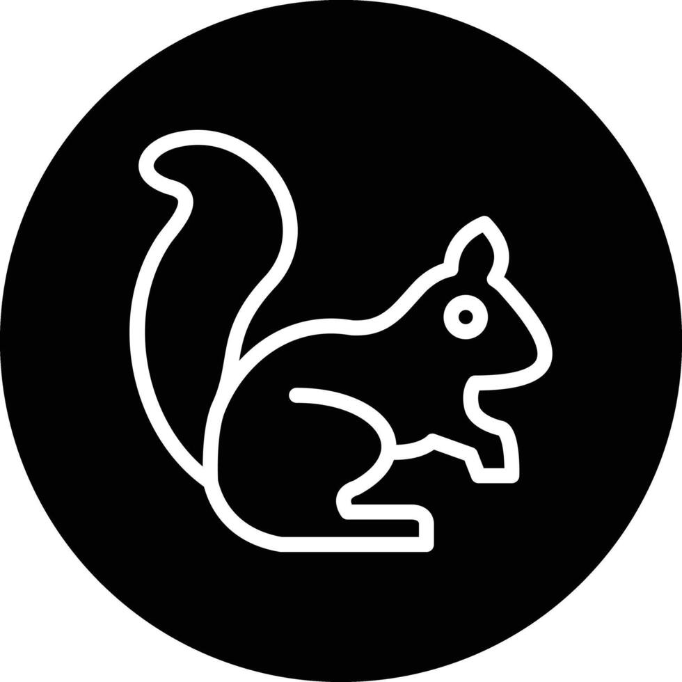 Squirrel Icon Design Illustration vector