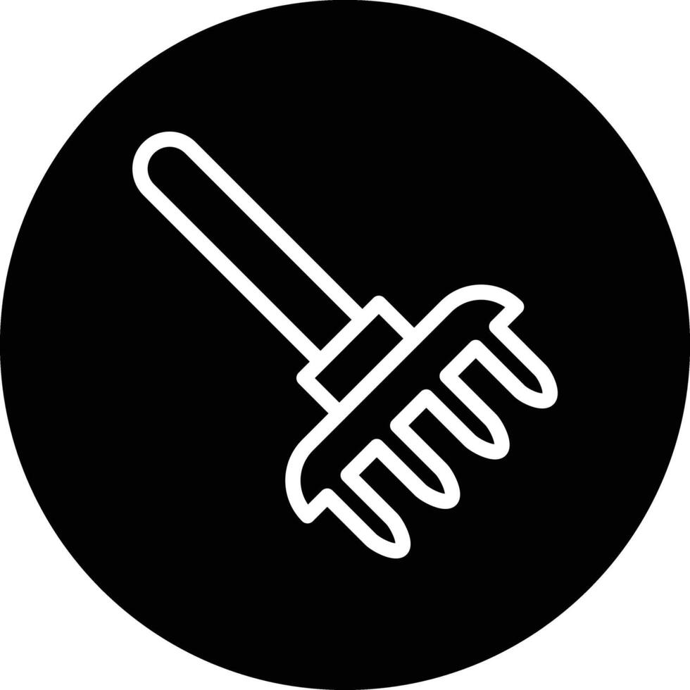 Pitchfork Icon Design Illustration vector