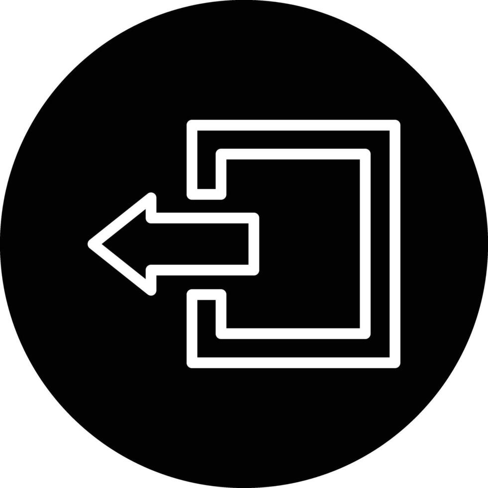 Log out Icon Design Illustration vector