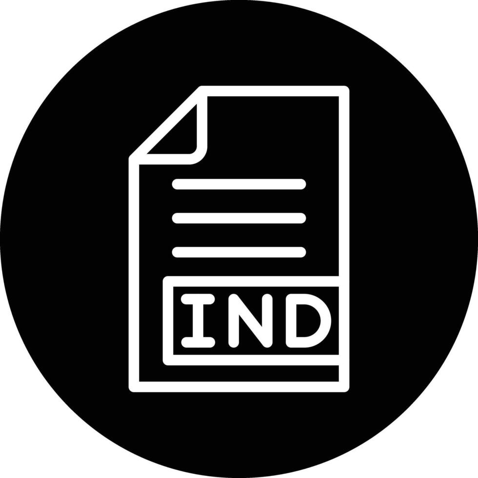 IND Icon Design Illustration vector