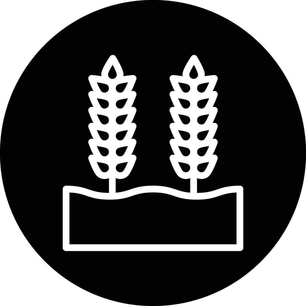 Wheat grain Icon Design Illustration vector