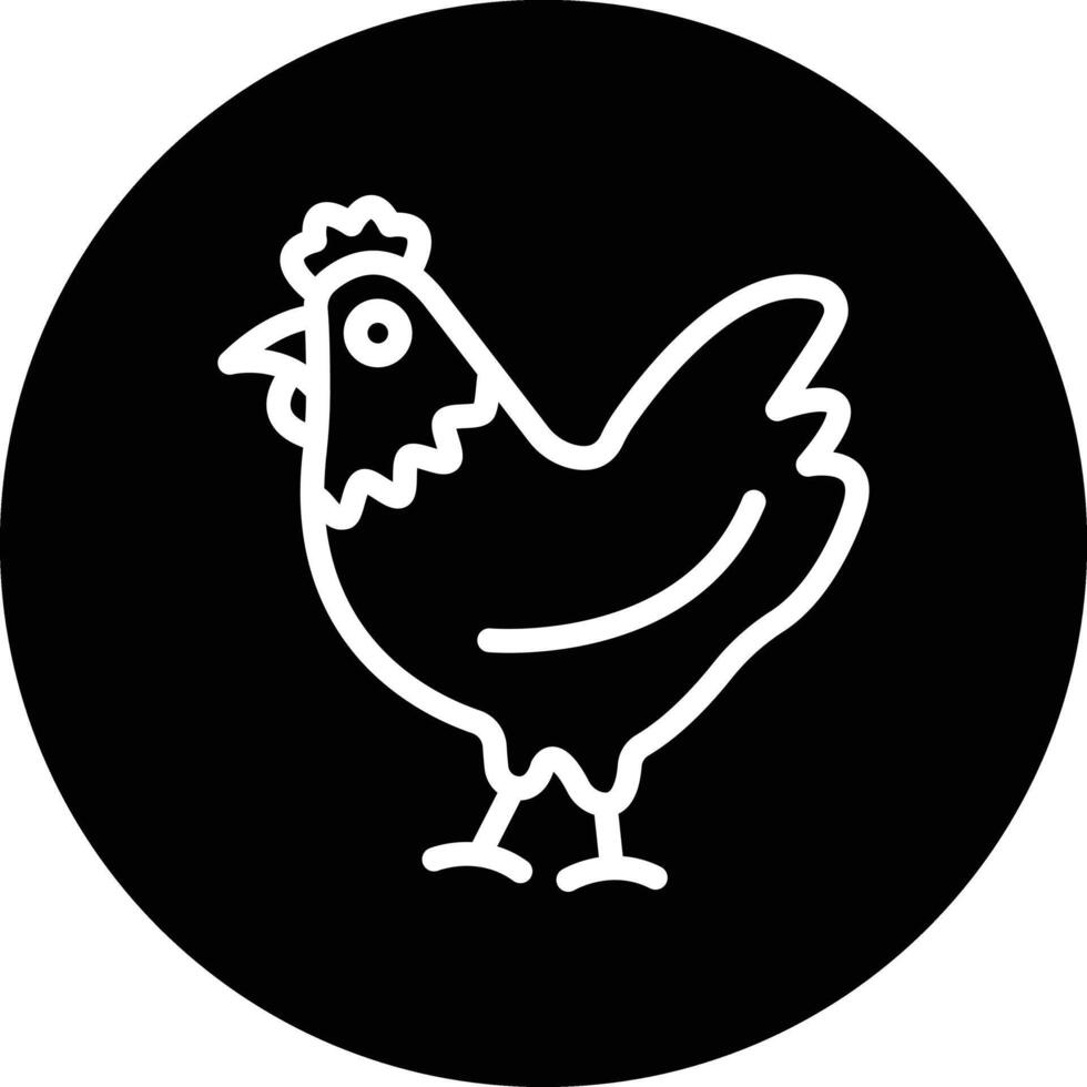 Chicken Icon Design Illustration vector