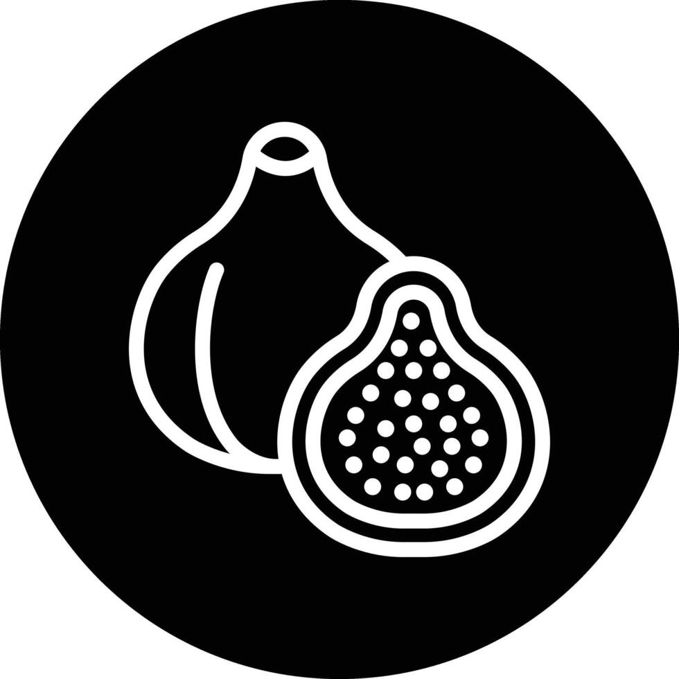Fig Icon Design Illustration vector