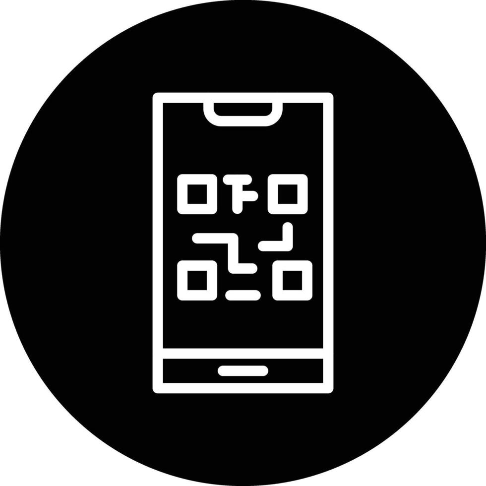 QR Code Icon Design Illustration vector