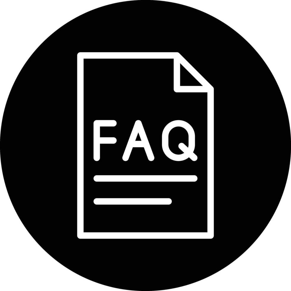 Faq Icon Design Illustration vector