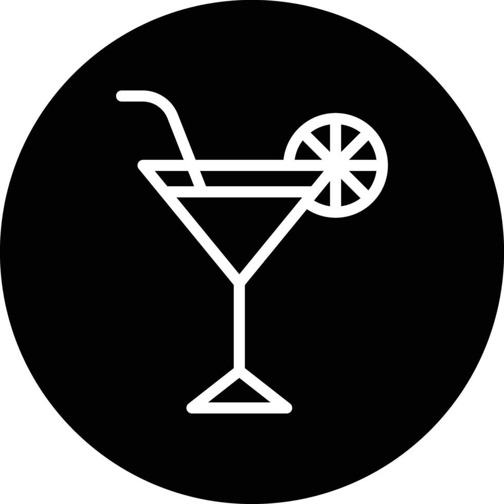 Martini Icon Design Illustration vector