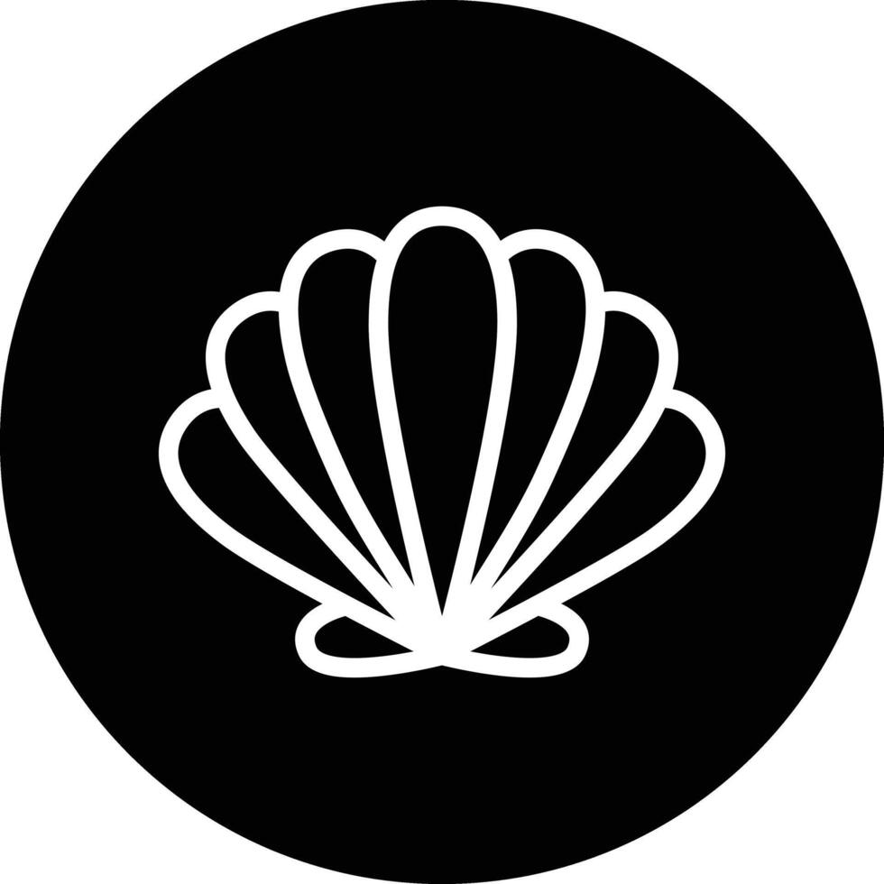 Shell Icon Design Illustration vector