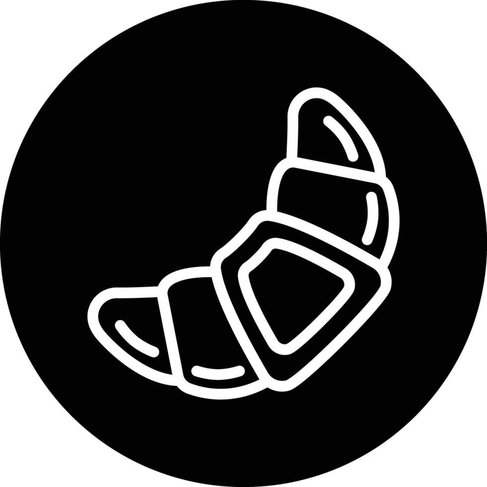 Croissant Icon Design Illustration vector