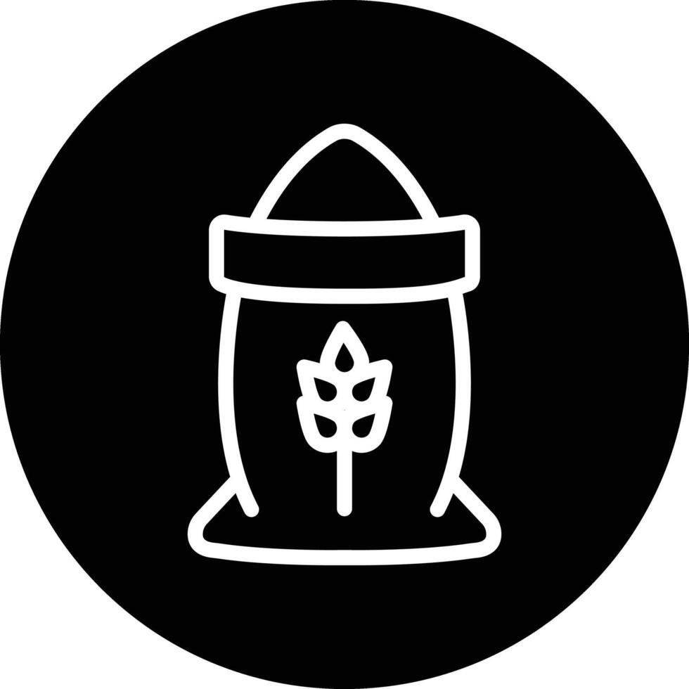 Flour Icon Design Illustration vector