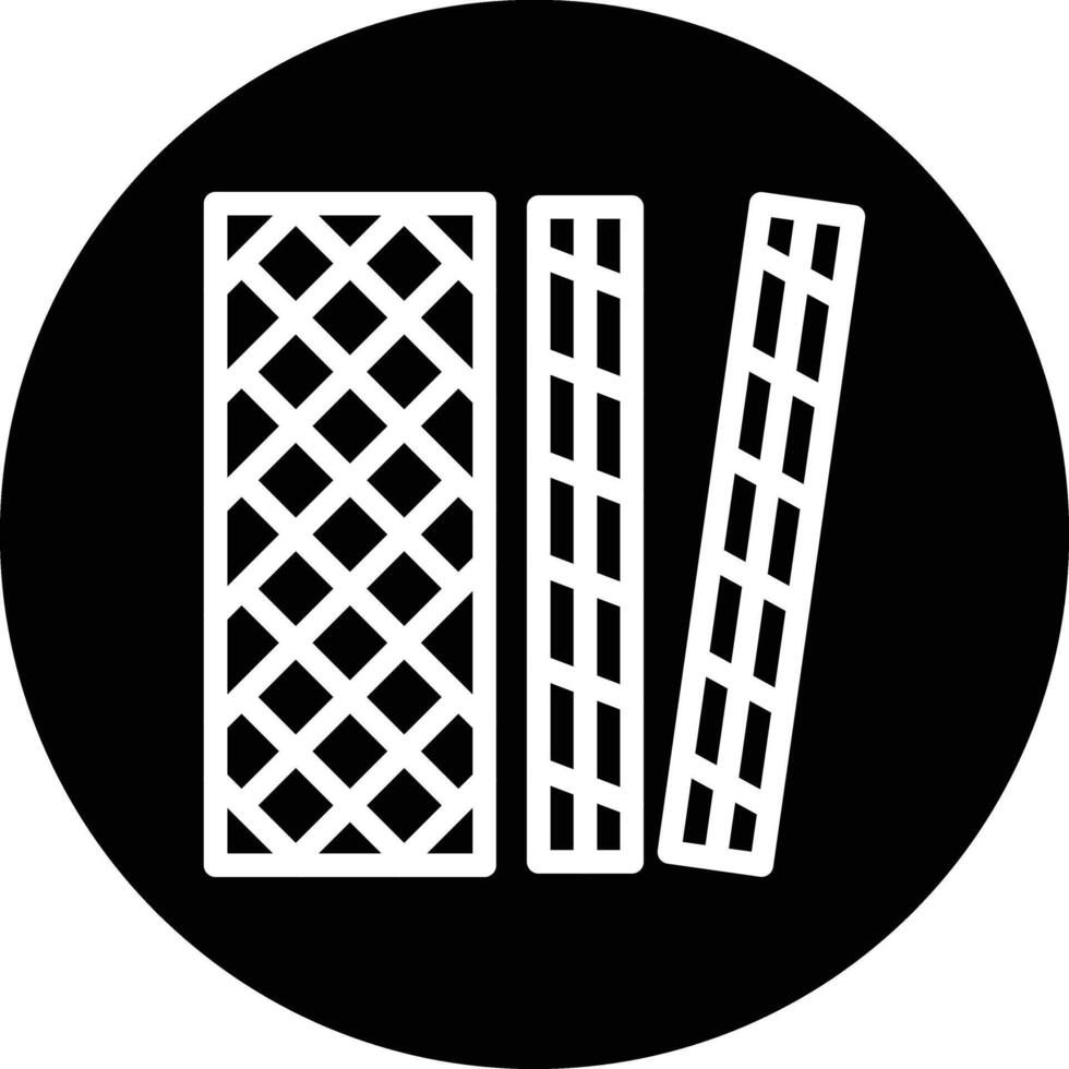 Wafer Icon Design Illustration vector
