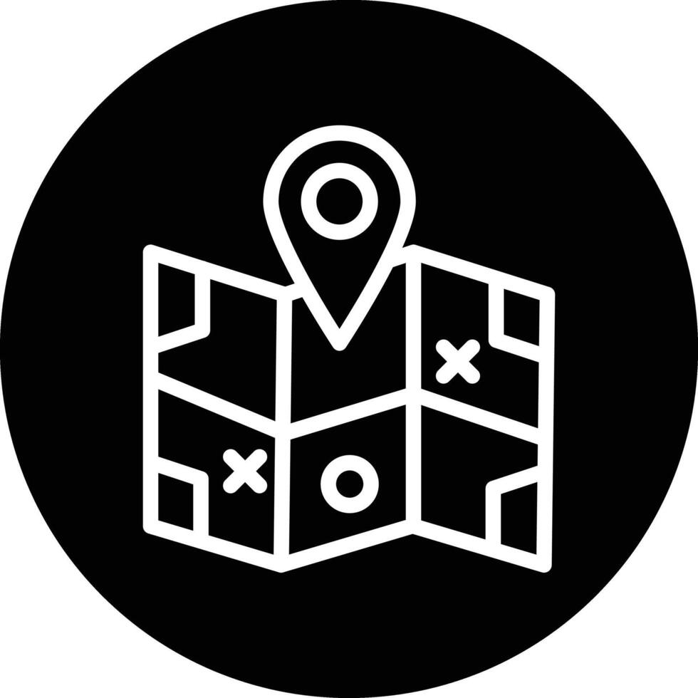 Map Icon Design Illustration vector