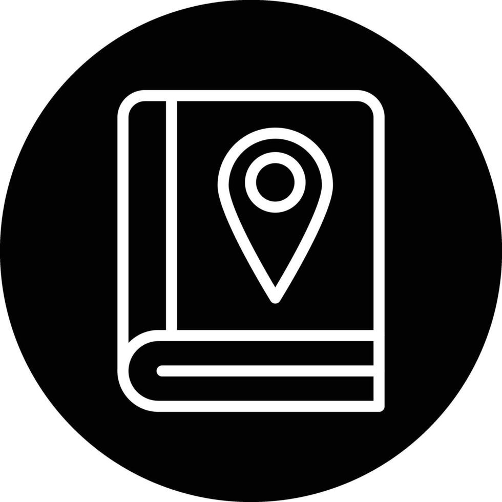 Book map Icon Design Illustration vector