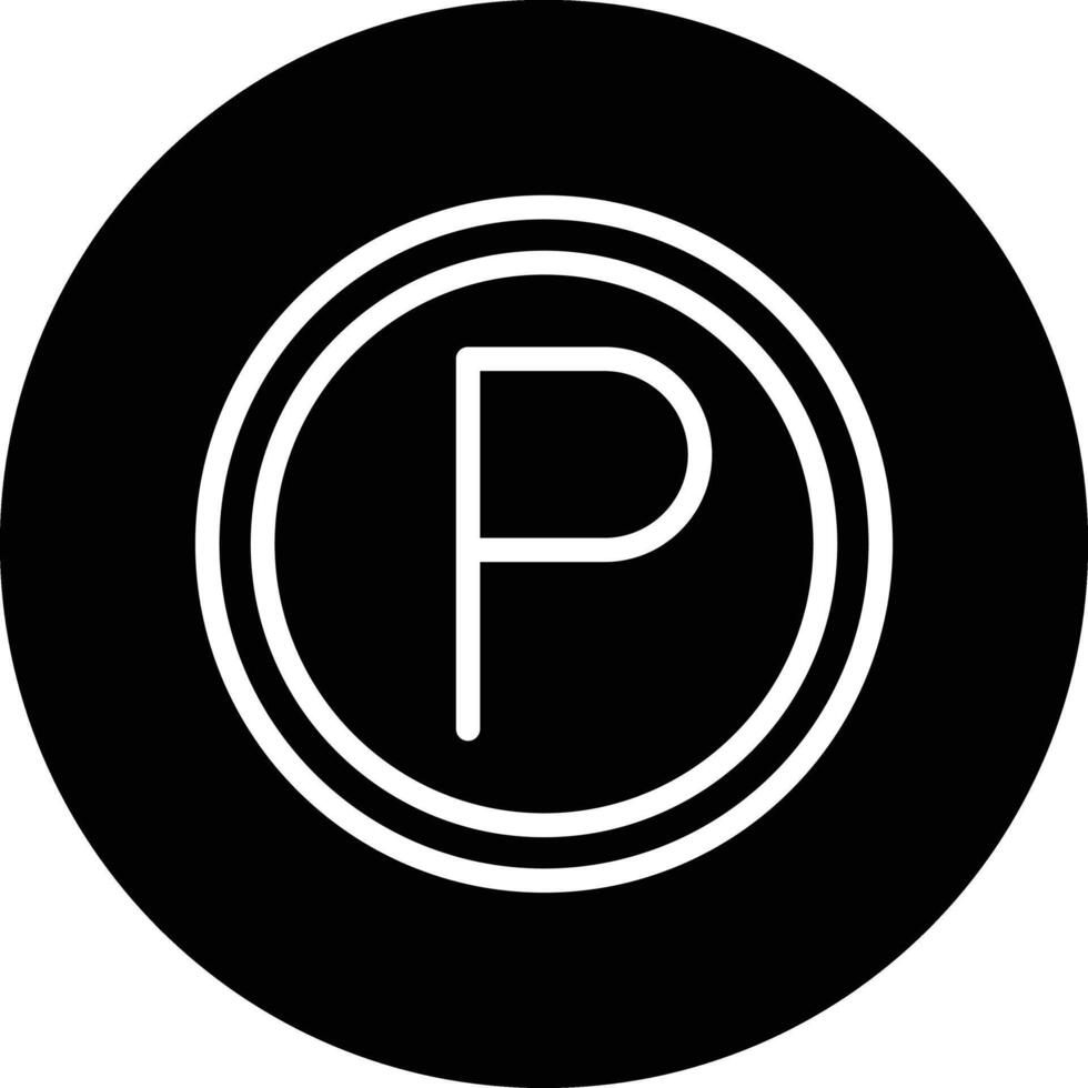 Parking Icon Design Illustration vector