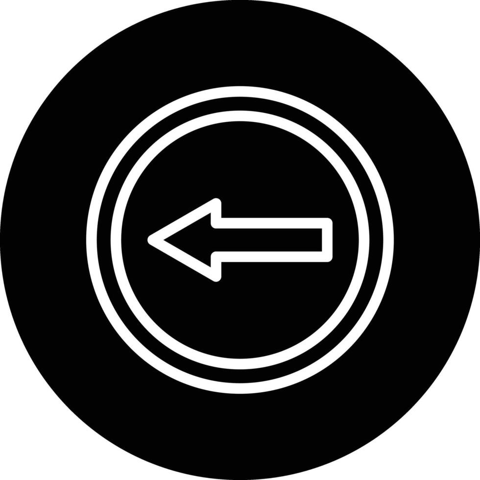 Go left Icon Design Illustration vector