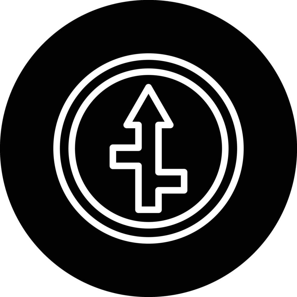 Crossways Icon Design Illustration vector