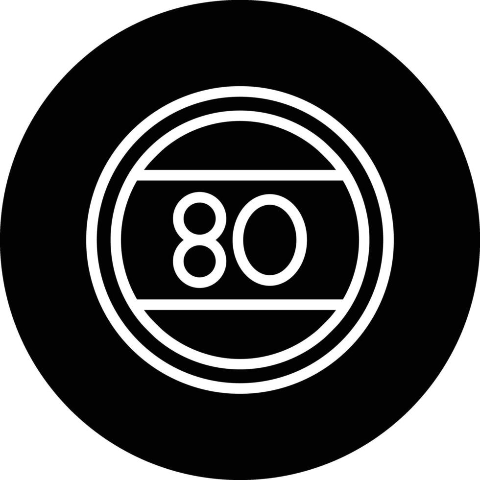 Speed limit Icon Design Illustration vector