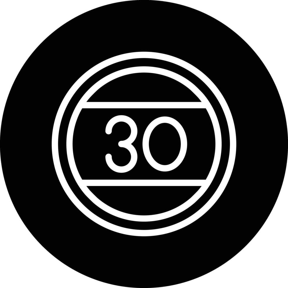 Speed limit Icon Design Illustration vector