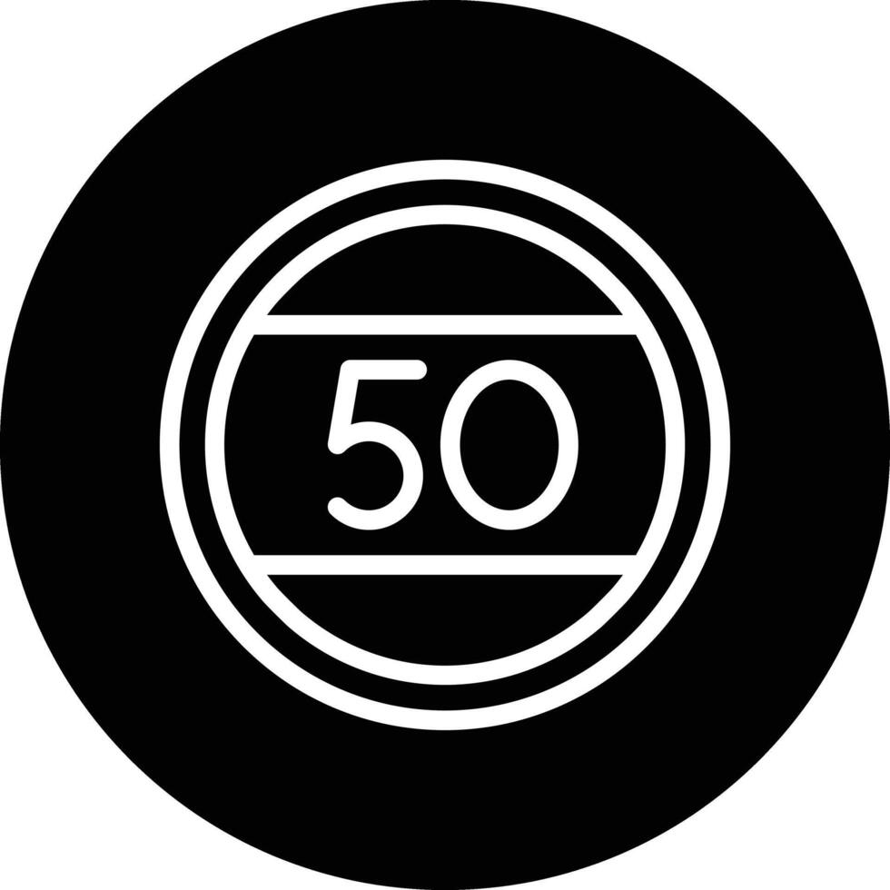 Speed limit Icon Design Illustration vector