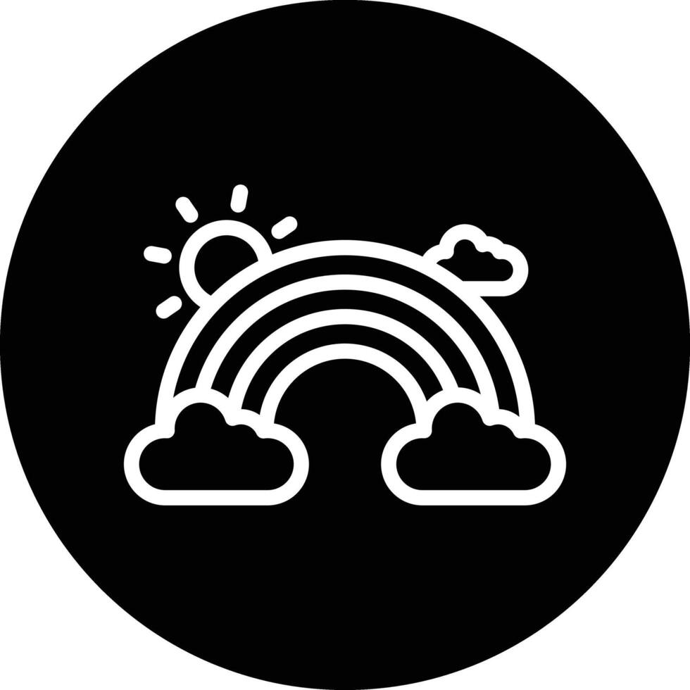 Rainbow Icon Design Illustration vector