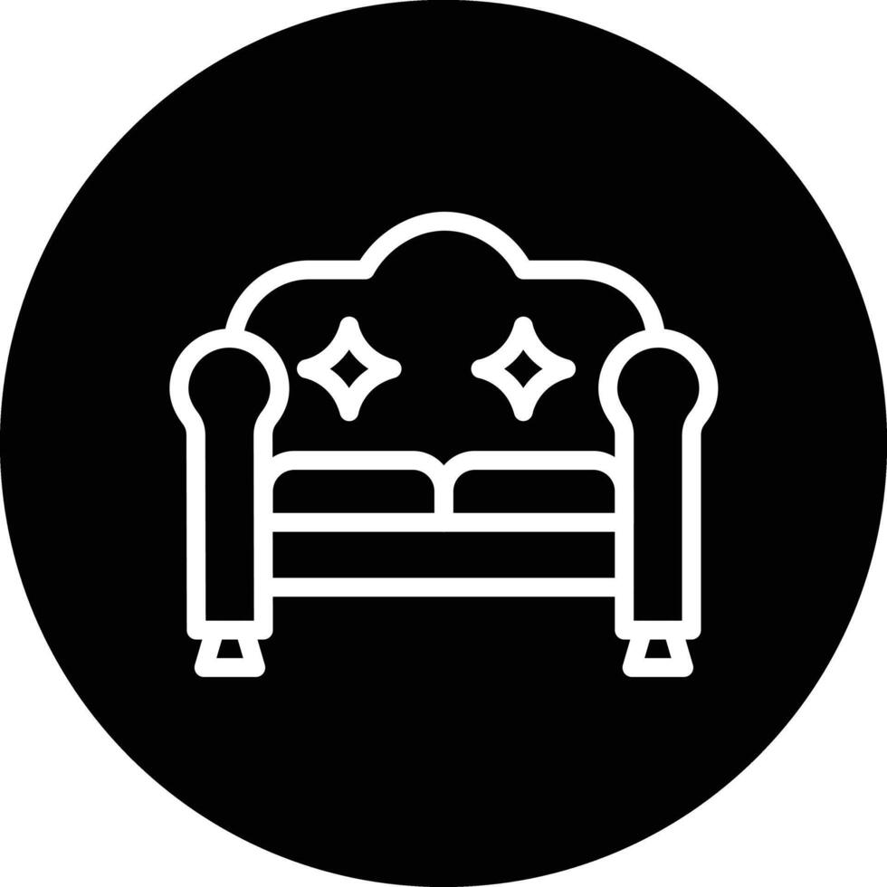 Sofa Icon Design Illustration vector