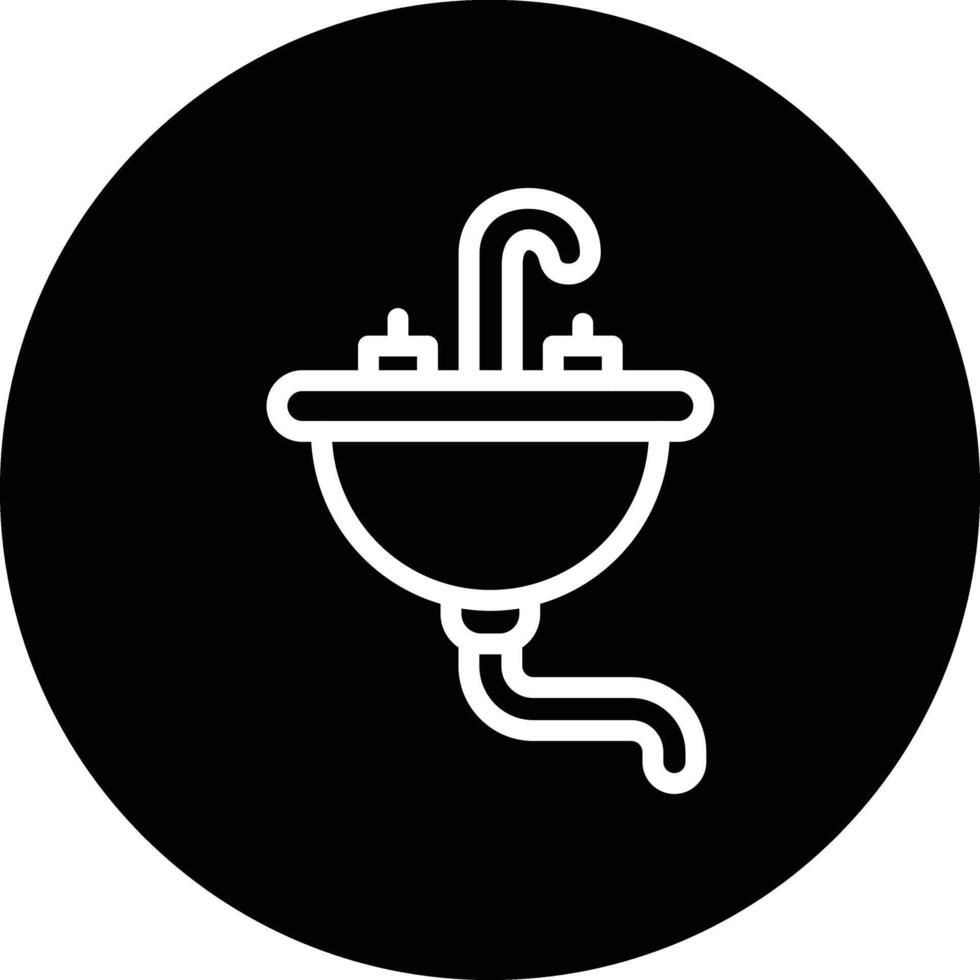 Sink Icon Design Illustration vector