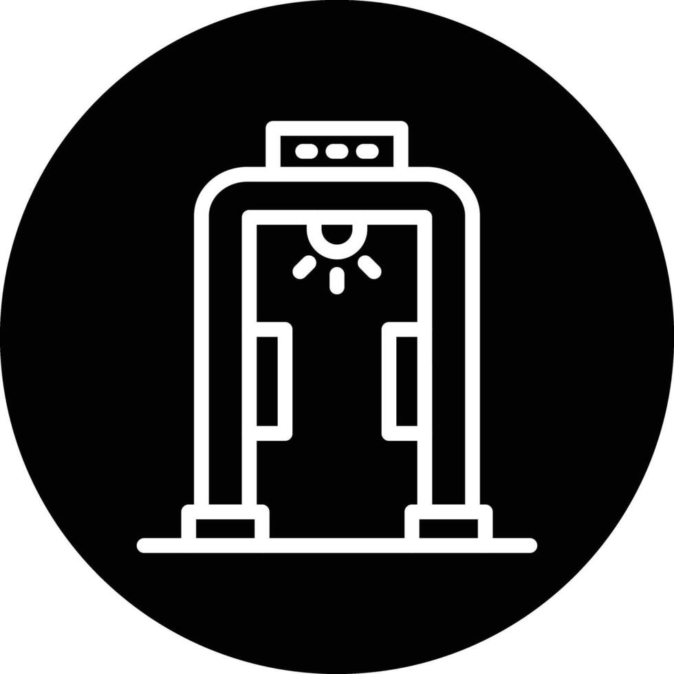 Metal detector Icon Design Illustration vector