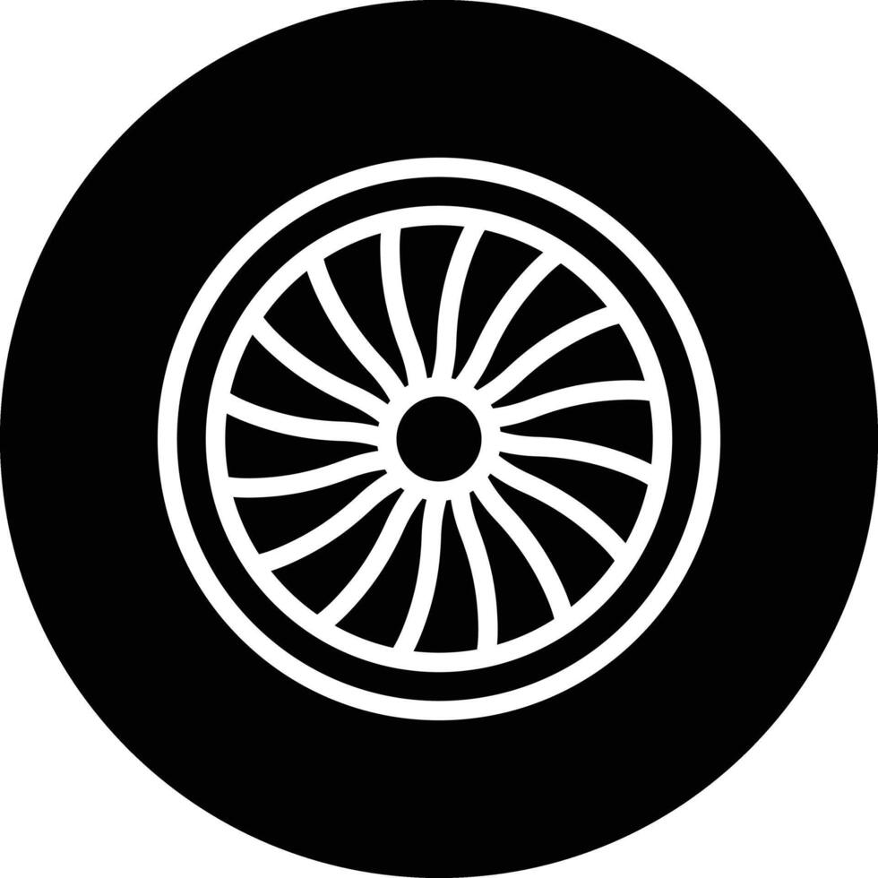 Turbine Icon Design Illustration vector