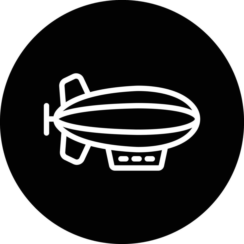 Zeppelin Icon Design Illustration vector