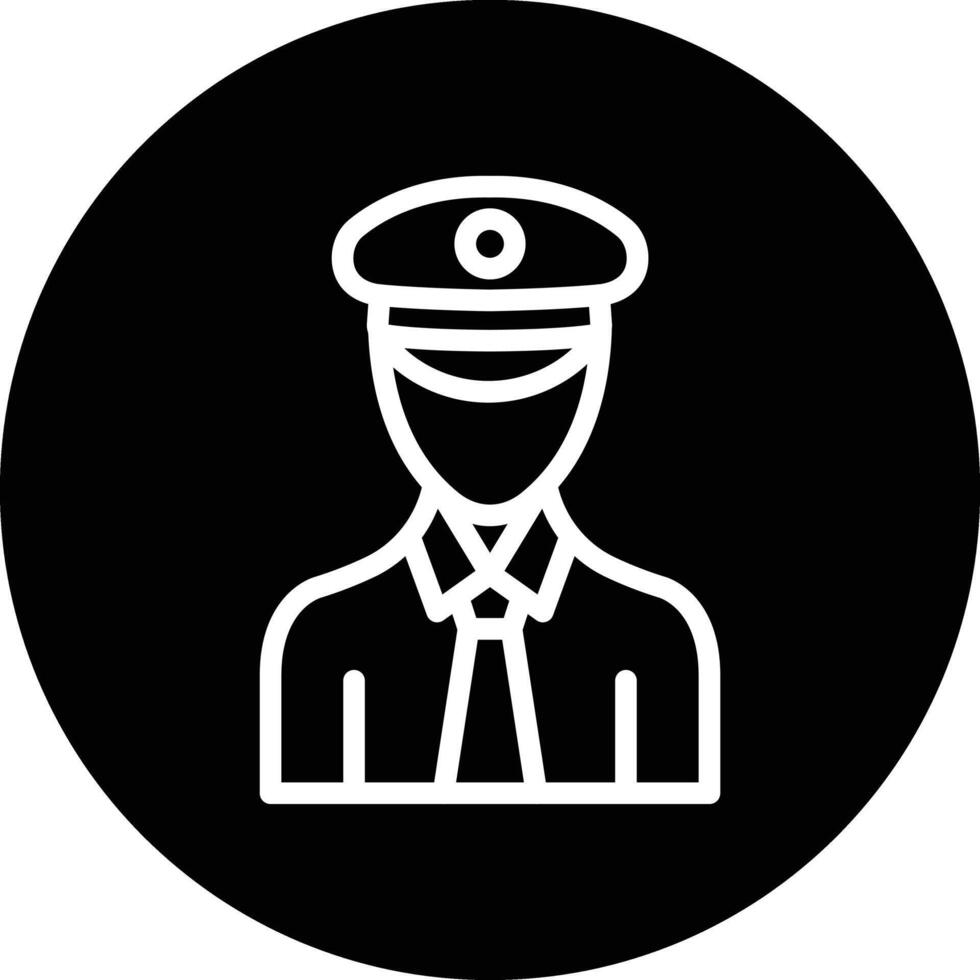 Pilot Icon Design Illustration vector