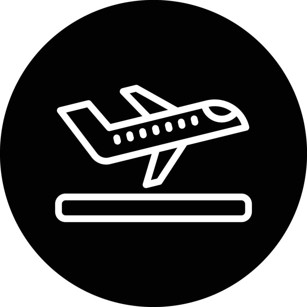 Takeoff Icon Design Illustration vector