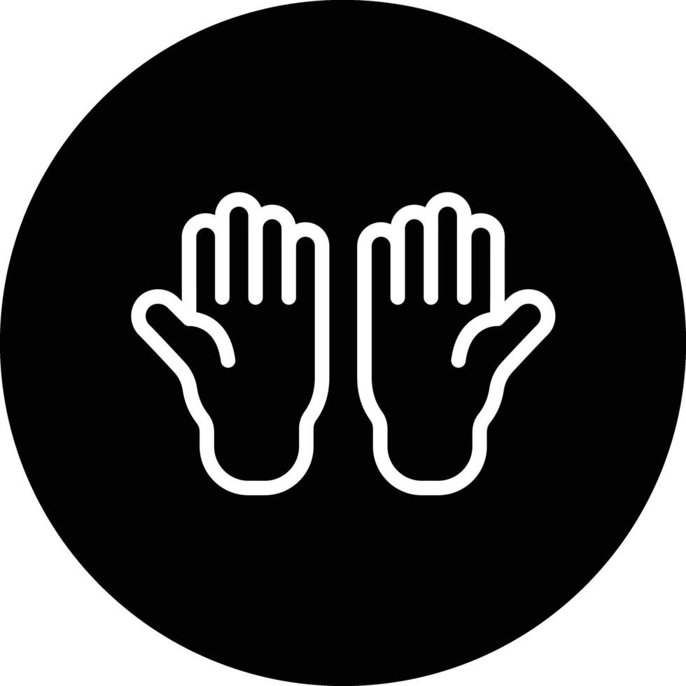 Gloves Icon Design Illustration vector