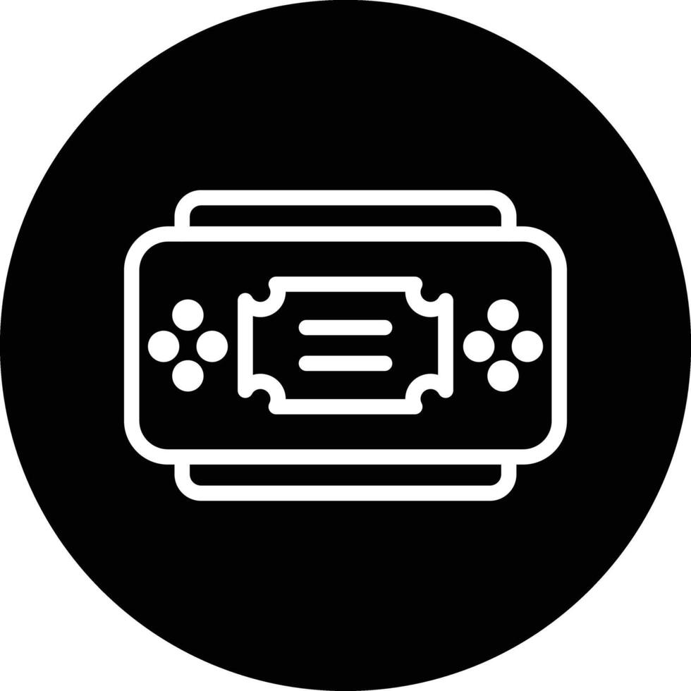 Console Icon Design Illustration vector