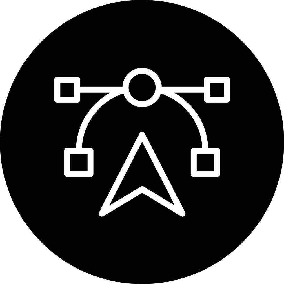 Anchor tool Icon Design Illustration vector