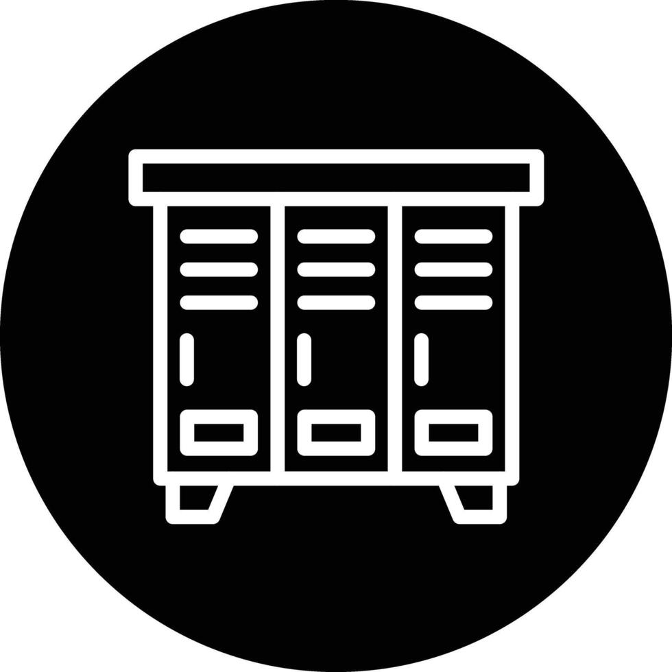 Locker Icon Design Illustration vector