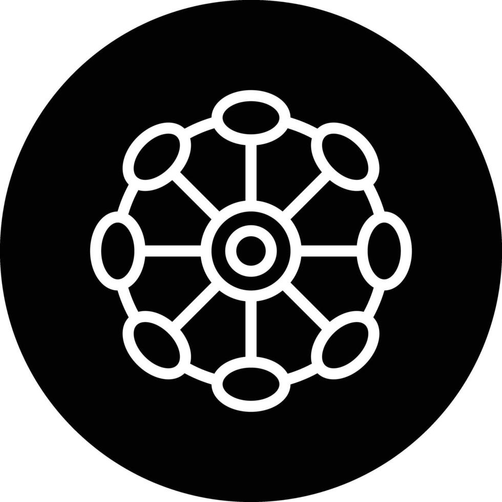 Artificial gravity Icon Design Illustration vector